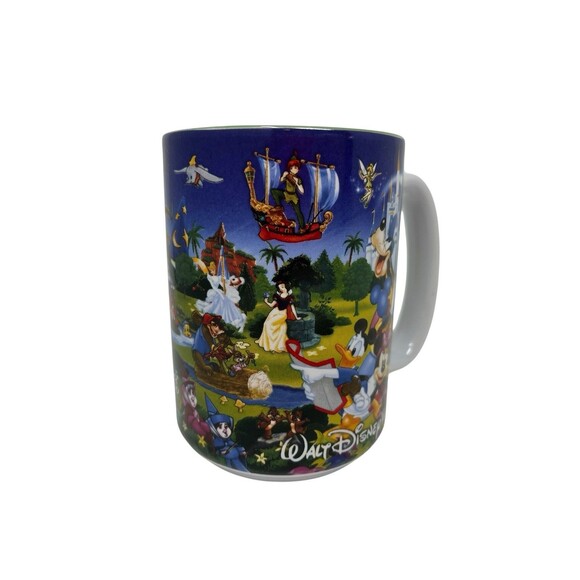 Walt Disney World Mug Cup GRANDPA Four Parks Coffee Tea All Over Character - Picture 9 of 14